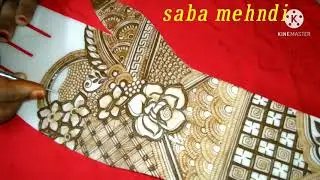 letest new full Hand bridal mehndi design||new cheks and rosedesign||negativespacedesign #sabamehndi