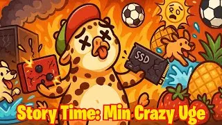 Story-time: Min GamerPC d&oslash;de 😵💥 Bahloo i Poolen, Fodbold, Ananas & Jordb&aelig;r! 🍓