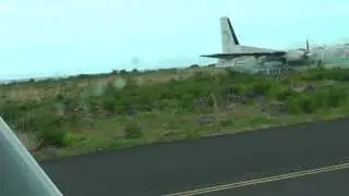 Flight Anjouan - Moroni : landing