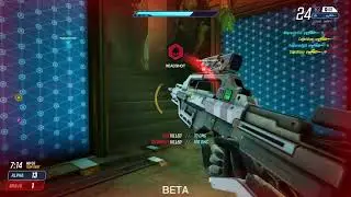 Splitgate Team SWAT 19-1 Gameplay | CagedViper