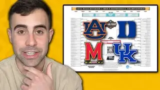 Filling Out My Updated 2025 March Madness Bracket
