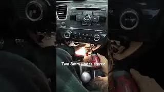 2013 Honda Civic stereo removal #hondacivic