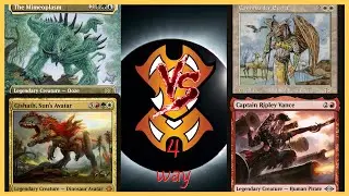MTG Commander Chaos!  The Mimeoplasm VS Eesha VS Gishath VS Captain Ripley Vance!