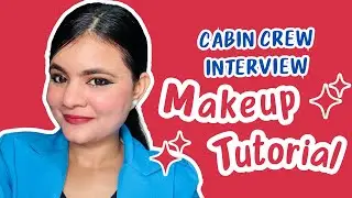 Cabin Crew Interview Makeup||Affordable products✨ #cabinecrew #interviewmakeup