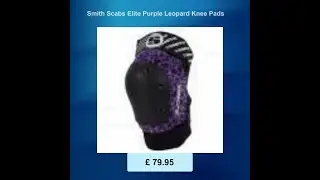 Smith Scabs Elite Purple Leopard Knee Pads