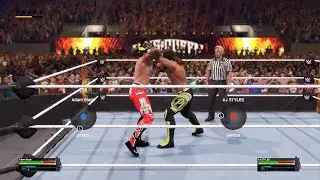 WWE 2K25 Adam Blade vs Aj styles