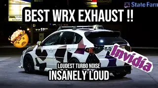 The best WRX Exhaust! Invidia N1 Exhaust on WRX Hatchback. Crazy Turbo Sounds!