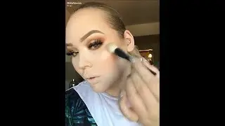 NikkieTutorials Creates A Look Using The Jacklyn Hill Pallete | SnapChat Story