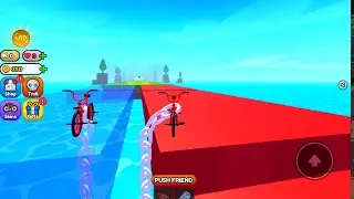 Bike 2 Player Obby with Jazmin today