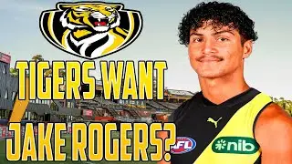 Richmond Could Potentially Trade For Jake Rogers In The 2025 AFL Trade Period!