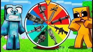 &iexcl;RULETA de ARMAS en MINECRAFT! &iquest;SOBREVIVIREMOS? 🎯💥🔫 ARMA NOOB vs PRO vs HACKER