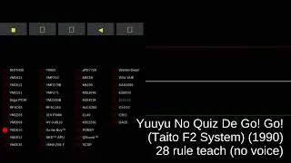 Yuuyu No Quiz De Go! Go! (Taito F2 System) - track 28 rule teach (no voice)