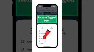 How to Remove your tagged Photos on Instagram || Instagram se tagged photo kaise hataye || #shorts
