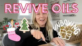 Unboxing Revive Essential Oils Haul - stocking stuffer ideas