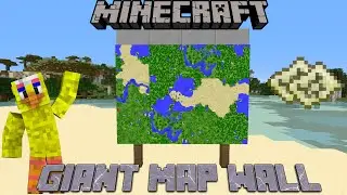 How To Make a Map Wall in Minecraft! {1.11 , 1.12 , MCPE , Xbox , Ps4 , Wii U}