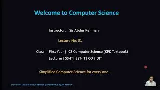 ICS Computer Science Part 1 - 2025-2026  Course Outline - 11th Class - CS syllabus | #shorts