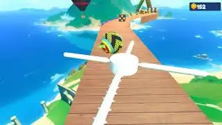 Sky Ball Journey Game: I Tried to Go Full Speed and Regretted Every Sharp Turn 😱 #Games #Gameplay