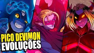 TODAS AS DIGIEVOLUÇÕES DE PICO DEVIMON