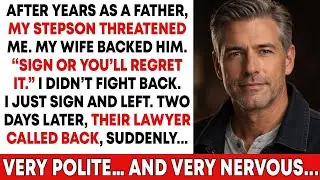 After Years as a Father, My Stepson Threatened Me — My Wife Took His Side