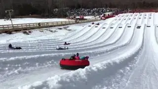 Fiora's First Time Snow Tubing! 2-20-16
