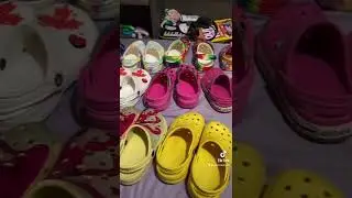 My crocs shoe collection  #crocs