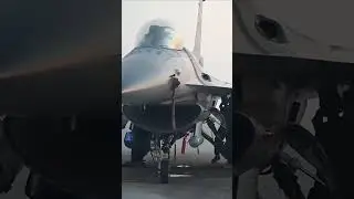 First aircraft-to-aircraft ground refueling in several decades at Al Udeid Air Base, Qatar #f16