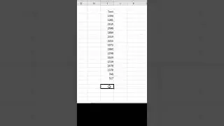 Sample size in excel #shorts