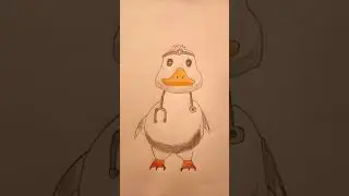 Duck King PSA #duck #King #psa #meme #memes #cringe #handdrawn #coloredpencil #pancreatic_tumor