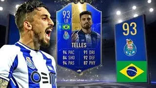 FIFA 19 TOTS 93 ALEX TELLES PLAYER REVIEW ! Best Left Back On FUT 19 ?!