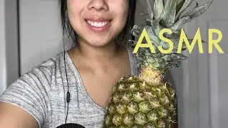 ASMR | Tapping And Scratching On A Pineapple 🍍