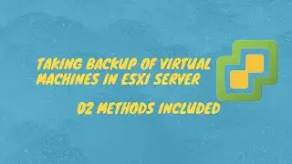 How to take backup of Virtual Machine in ESXI | ESXI in Urdu / Hindi | ESXI Series