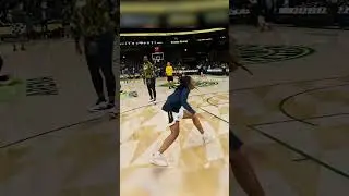 Pregame warmups heat up the court #WNBA #pregame #warmups