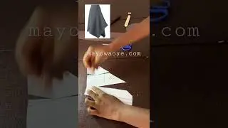 SIMPLE ASYMMETRICAL SKIRT PATTERN TUTORIAL | #shorts