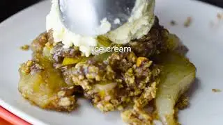 Walnut Apple Pear Crisp
