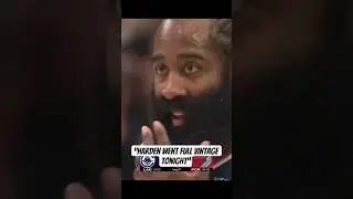 &ldquo;Harden Went Full Vintage Tonight&rdquo;#nba #highlights #shorts