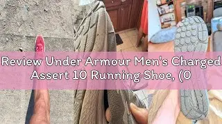 Review Under Armour Men's Charged Assert 10 Running Shoe, (013) Mod Gray/High Vis Yellow/Black, 9
