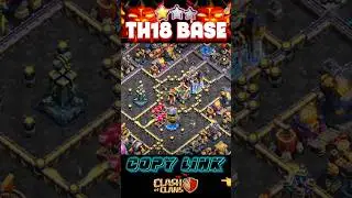 NEVER 3 STAR TH18 BEST FOR LEGEND BASE + WAR BASE TH18 ANTI 3 #shorts #clashofclans #coc
