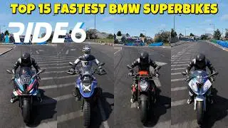 RIDE 6 FASTEST BMW BIKES TOP SPEED BATTLE! 🔥 M1000RR vs S1000RR vs NAKED SUPERBIKES