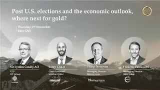 Post U S  elections and the economic outlook, where next for gold?