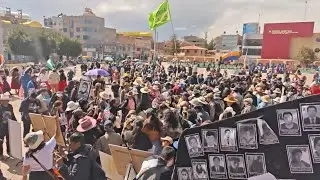 🚨 MARCHA F&Uacute;NEBRE LLEGA AL AEROPUERTOINCA MANCO CAPAC DE JULIACA - PUNO