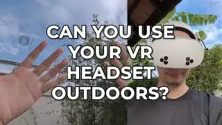 Yes you can use your Meta Quest outdoors, but...