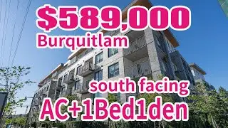 Burquitlam 1 Bedroom 1 Den! Closed to skytrain staion with unbeatable price!