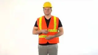 Polyester Mesh Orange Safety Vest