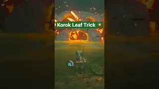 Quick tip: Leaf Bomb 🍃 💥 #botw #shorts #breathofthewild #zelda #tipsandtricks