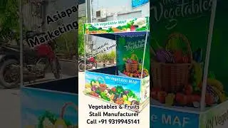 Fruits & vegetables Stall Manufacturer For Every Business visit www.brandasia.in #vegetables #fruits