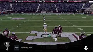 Hit your head on the goalpost
