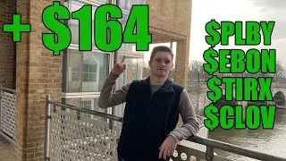 04/16/2021 - Day Trading Recap - Standard Deviation Strategy - ($PLBY $EBON $TIRX $CLOV)