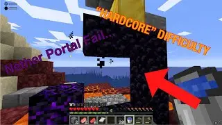 Epic Nether Portal Fail... - Minecraft ULTRA &ldquo;HARDCORE&rdquo; SERIES Ep. 2