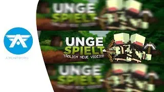 ungespielt - Minecraft Banner Speedart [#21] | AtmoArtworks