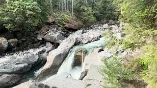 Granite Falls Fish Ladder: Summer Solstice Light (2)